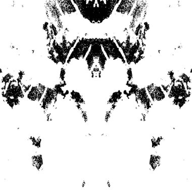 Kaba ve basit bir desen, inişli çıkışlı vuruşlarla yapılmış.