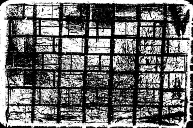 Kaba ve basit bir desen, inişli çıkışlı vuruşlarla yapılmış.