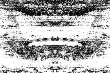 Kaba ve basit bir desen, inişli çıkışlı vuruşlarla yapılmış.