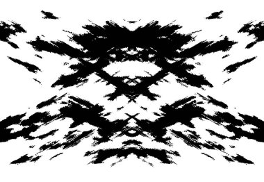 Kaba ve basit bir desen, inişli çıkışlı vuruşlarla yapılmış.