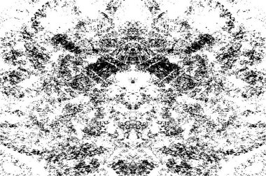 Kaba ve basit bir desen, inişli çıkışlı vuruşlarla yapılmış.