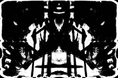 Kaba ve basit bir desen, inişli çıkışlı vuruşlarla yapılmış.