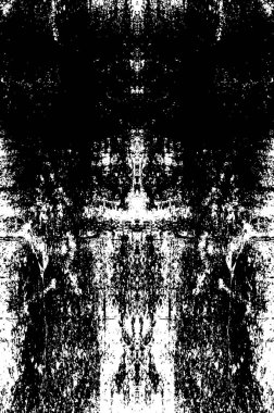 Kaba ve basit bir desen, inişli çıkışlı vuruşlarla yapılmış.