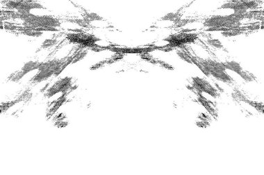 Kaba ve basit bir desen, inişli çıkışlı vuruşlarla yapılmış.