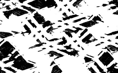 Kaba ve basit bir desen, inişli çıkışlı vuruşlarla yapılmış.