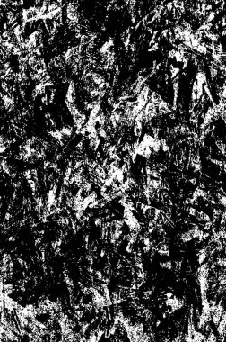 Kaba ve basit bir desen, inişli çıkışlı vuruşlarla yapılmış.