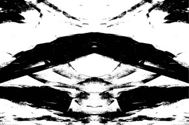 Kaba ve basit bir desen, inişli çıkışlı vuruşlarla yapılmış.