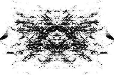 Kaba ve basit bir desen, inişli çıkışlı vuruşlarla yapılmış.