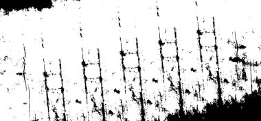 Kaba ve basit bir desen, inişli çıkışlı vuruşlarla yapılmış.