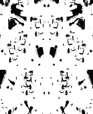 Kaba ve basit bir desen, inişli çıkışlı vuruşlarla yapılmış.