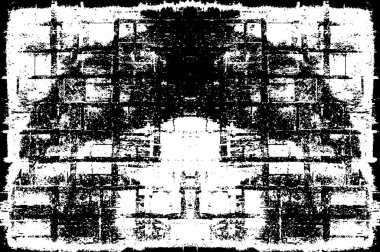 Kaba ve basit bir desen, inişli çıkışlı vuruşlarla yapılmış.