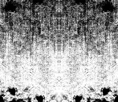 Kaba ve basit bir desen, inişli çıkışlı vuruşlarla yapılmış.