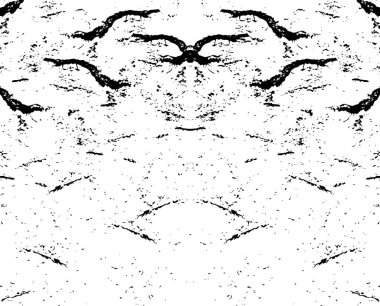 Kaba ve basit bir desen, inişli çıkışlı vuruşlarla yapılmış.