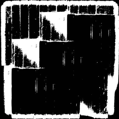 Kaba ve basit bir desen, inişli çıkışlı vuruşlarla yapılmış.