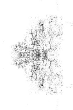 Kaba ve basit bir desen, inişli çıkışlı vuruşlarla yapılmış.