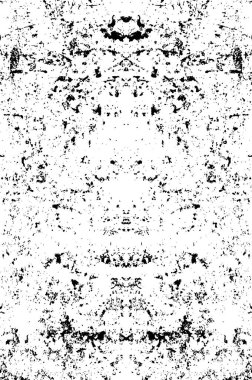 Soyut desenli tek renkli poster. Arkaplan kullanımı için karmaşık simetrik tasarım.