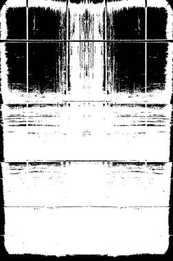 Soyut yaratıcı monokrom vektör posteri. Arkaplan kullanımı için karmaşık simetrik tasarım.