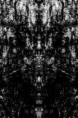 Soyut yaratıcı monokrom vektör posteri. Arkaplan kullanımı için karmaşık simetrik tasarım.