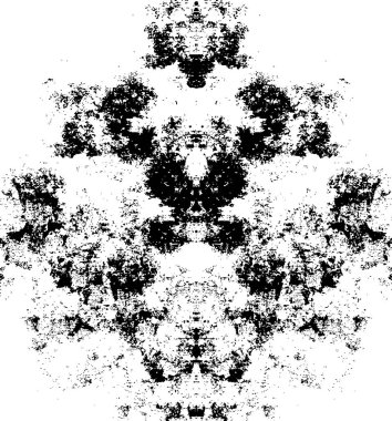 Siyah ve beyaz soyut arka plan. Çatlakların, tozun, lekelerin tek renkli dokusu. Yazdırma ve tasarım için desen