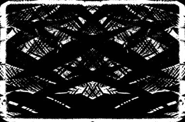 Siyah ve beyaz, eski grunge vintage yıpranmış arka plan. soyut doku