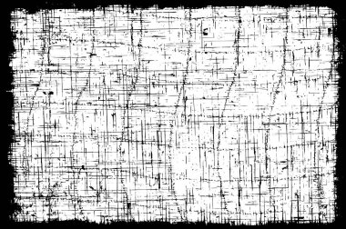 arkaplanda çatlaklar olan soyut siyah beyaz grunge arkaplanı