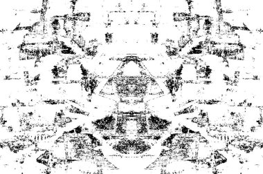 Siyah ve beyaz, eski grunge vintage yıpranmış arka plan. soyut doku