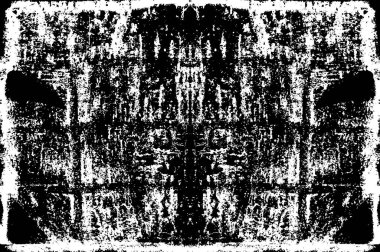 arkaplanda çatlaklar olan soyut siyah beyaz grunge arkaplanı