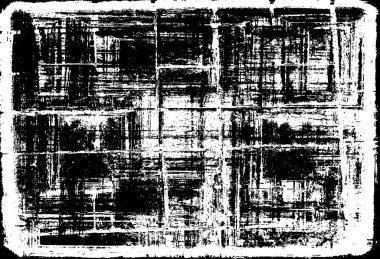 Siyah ve beyaz soyut arka plan. Çatlakların, tozun, lekelerin tek renkli dokusu. Yazdırma ve tasarım için desen