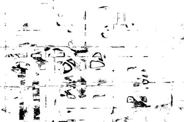 Siyah ve beyaz soyut arka plan. Çatlakların, tozun, lekelerin tek renkli dokusu. Yazdırma ve tasarım için desen