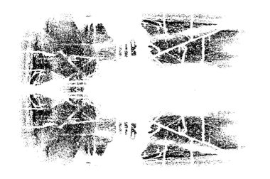 Siyah ve beyaz soyut arka plan. Çatlakların, tozun, lekelerin tek renkli dokusu. Yazdırma ve tasarım için desen