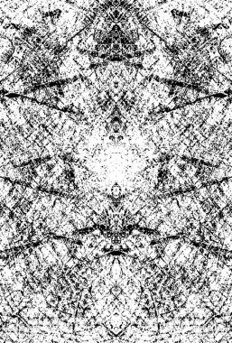 Sıkıntılı bindirme doku toz metal, kırık soyulmuş beton 