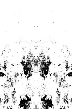 Siyah ve beyaz soyut arka plan. Çatlakların, tozun, lekelerin tek renkli dokusu. Yazdırma ve tasarım için desen