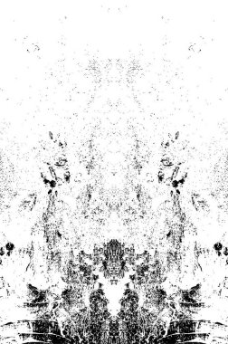 Siyah ve beyaz soyut arka plan. Çatlakların, tozun, lekelerin tek renkli dokusu. Yazdırma ve tasarım için desen