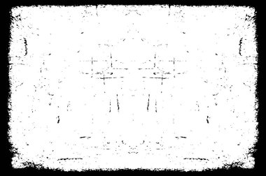 Siyah ve beyaz soyut arka plan. Çatlakların, tozun, lekelerin tek renkli dokusu. Yazdırma ve tasarım için desen