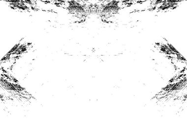 Siyah ve beyaz soyut arka plan. Çatlakların, tozun, lekelerin tek renkli dokusu. Yazdırma ve tasarım için desen