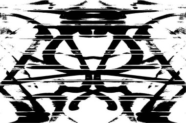 Siyah ve beyaz soyut arka plan. Çatlakların, tozun, lekelerin tek renkli dokusu. Yazdırma ve tasarım için desen