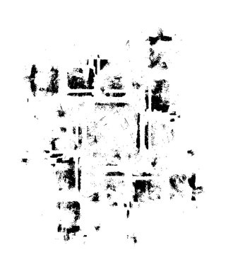 Siyah ve beyaz soyut arka plan. Çatlakların, tozun, lekelerin tek renkli dokusu. Yazdırma ve tasarım için desen