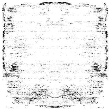 Grunge dokusu çatlaklar, cipsler, lekeler. Siyah ve beyaz yazdırılmış ögelerin soyut deseni