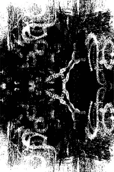 Grunge Textúra Elvont Fekete Durva Háttér — Stock Vector