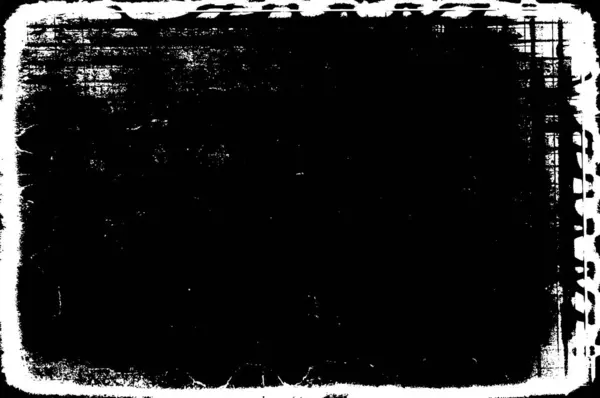 Textura Grunge Abstracto Negro Áspero Fondo — Archivo Imágenes Vectoriales