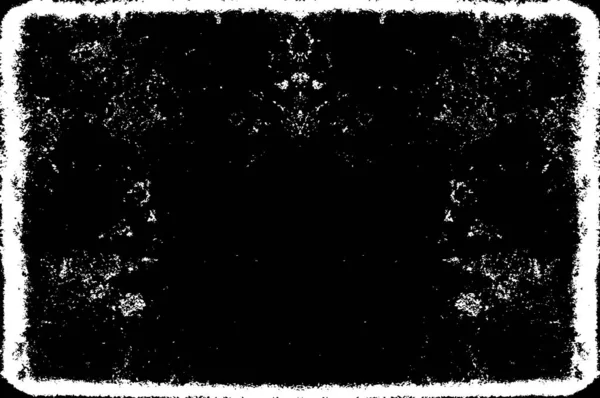 Alb Negru Monocrom Vechi Grunge Epocă Textură Abstractă — Vector de stoc