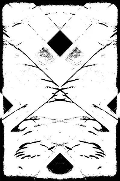 Czarno Białe Monochromatyczne Stare Grunge Vintage Wietrzne Tło Abstrakcyjna Tekstura — Wektor stockowy