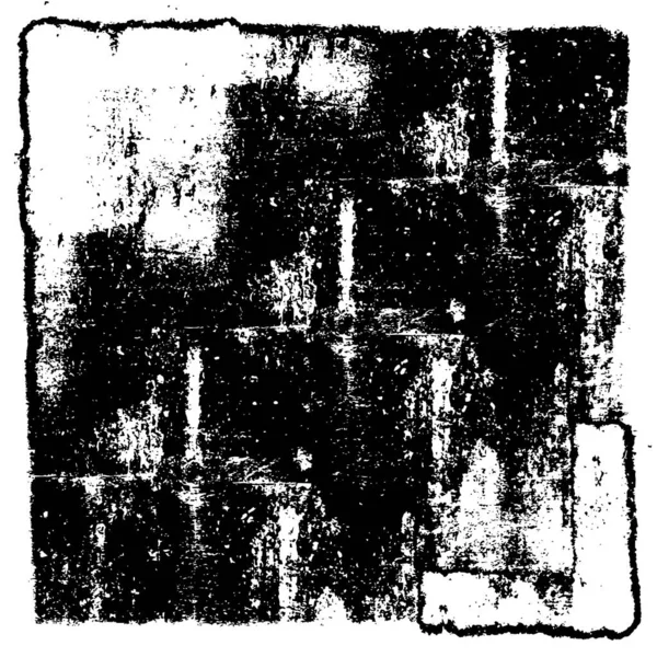 Abstraktní Ztrápený Černobílé Texturované Pozadí — Stockový vektor