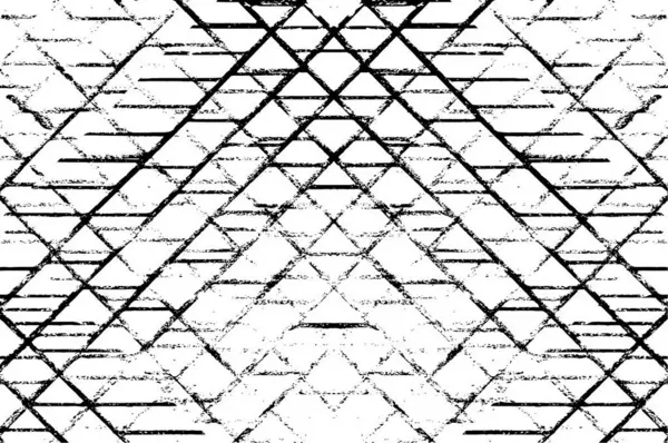 Abstrait Affligé Fond Texturé Noir Blanc — Image vectorielle