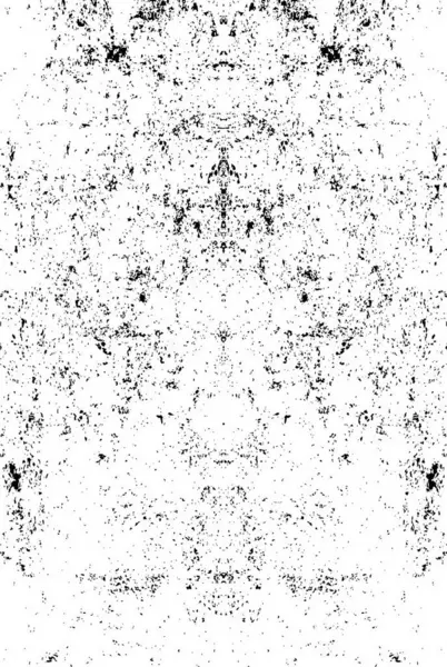 Abstrakte Verzweifelte Schwarz Weiß Strukturierten Hintergrund — Stockvektor