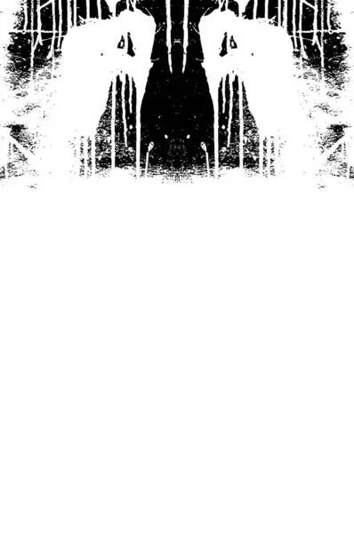 Абстрактний Стресовий Чорно Білий Текстурований Фон — стоковий вектор