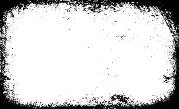 Abstrakte Verzweifelte Schwarz Weiß Strukturierten Hintergrund — Stockvektor