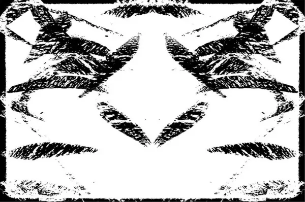 Абстрактный Проблемный Черно Белый Текстурированный Фон — стоковый вектор