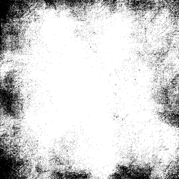Abstrait Noir Blanc Fond Texturé Grunge — Image vectorielle