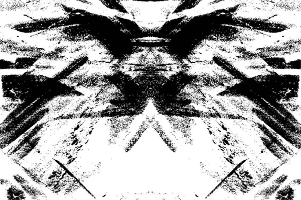 Affiche Met Abstract Grunge Patroon Monochroom Symmetrisch Ontwerp Voor Achtergrondgebruik — Stockvector